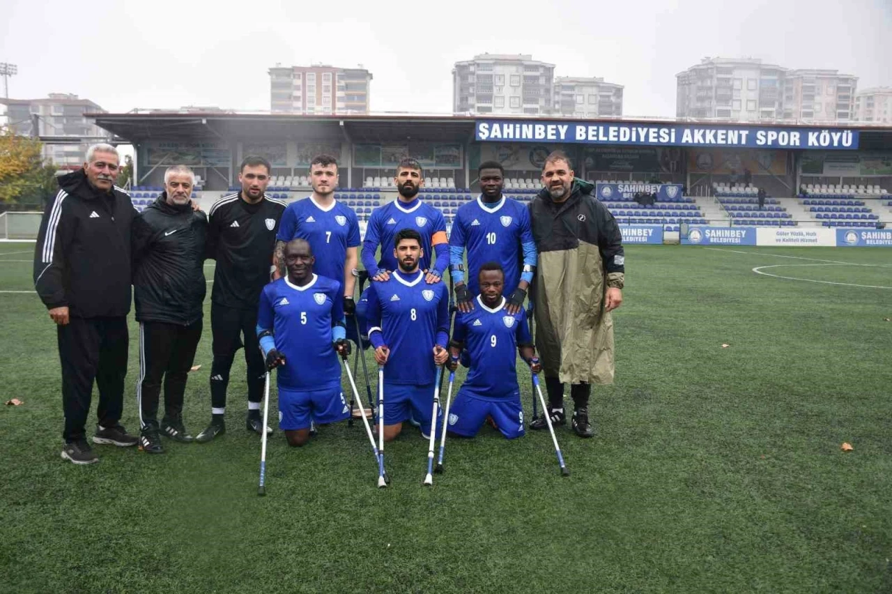 Şahinbey Ampute, sezona galibiyetle başladı: 5-0
