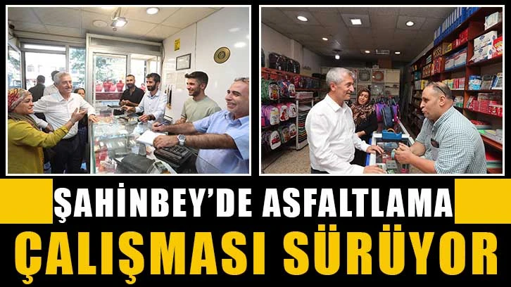 Şahinbey’de asfaltlama çalışması sürüyor