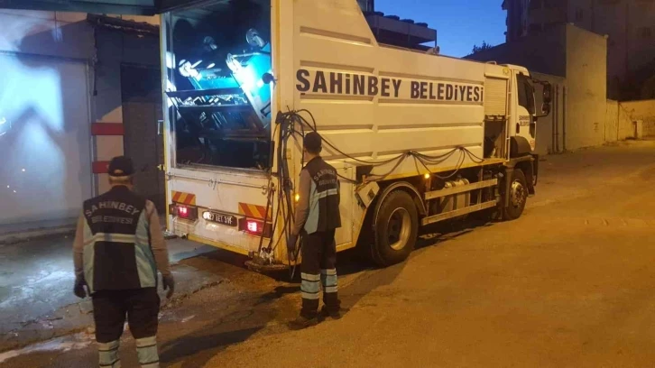 Şahinbey’de temizlik ekipleri bayram boyunca görev başındaydı
