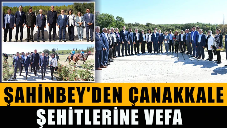 Şahinbey'den Çanakkale şehitlerine vefa