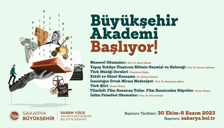 Sakarya Büyükşehir Akademi’de güz dönemi kayıtları başladı
