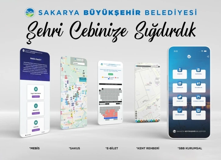 Sakarya Büyükşehir Belediyesi kendi bünyesinde yazılımlar geliştirerek teknolojik bağımsızlığı destekliyor
