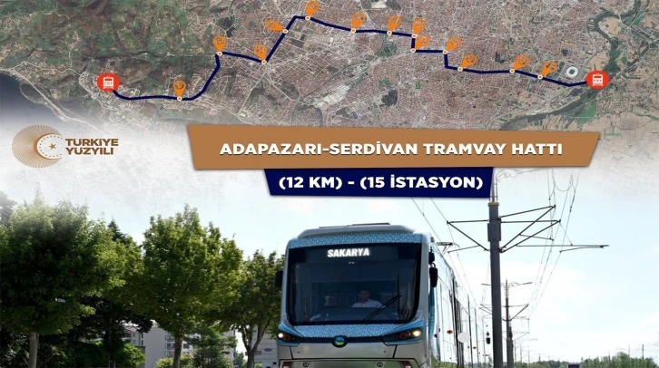 Sakarya’da raylı sistemin ilk etabı için proje başlıyor
