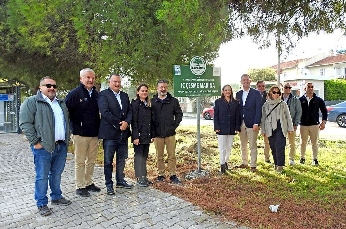 ’Sakız Ağacım Çeşme’ projesiyle sakız ağacı sayısı hızla artıyor
