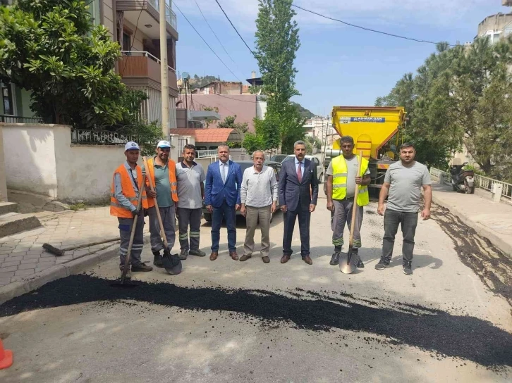 Salihli Belediyesi asfalt sezonunu açtı
