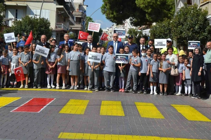 Salihli’de önce yaya farkındalık etkinliği
