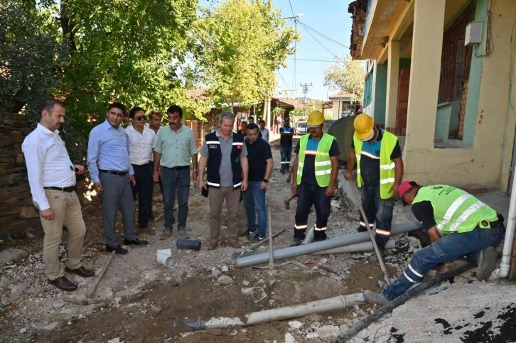 Salihli Kurttutan’da kısmi kanalizasyon hattı döşendi
