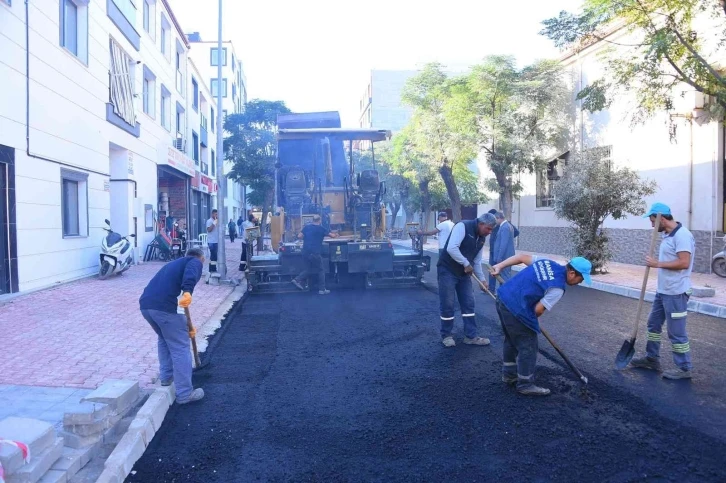 Salihli’nin Acısu Caddesi baştan sona asfaltlandı
