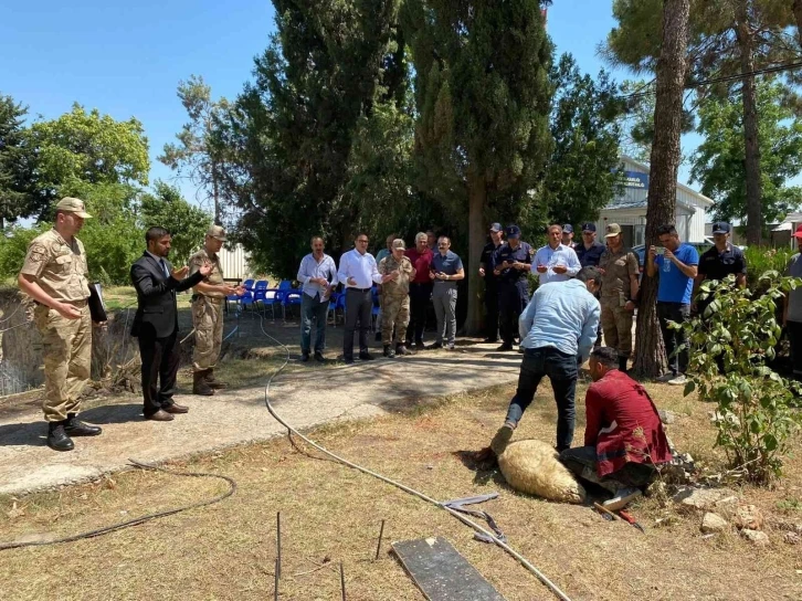 Samsat Jandarma Hizmet Binasının temeli atıldı
