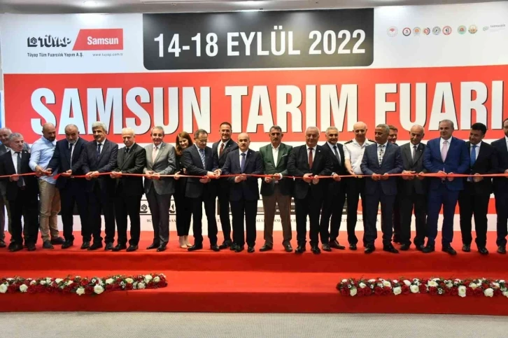 Samsun 7. Tarım Fuarı açıldı
