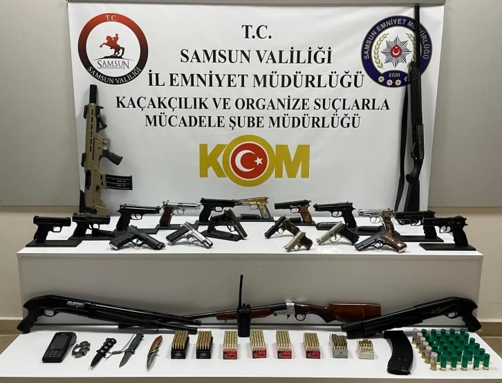 Samsun’da ’Kafes’ operasyonu: 8 kişi tutuklandı
