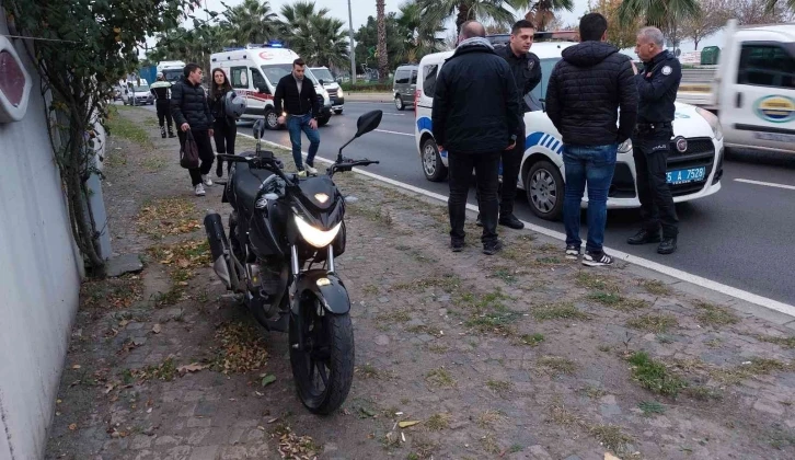 Samsun’da motosiklet kazası:1 yaralı
