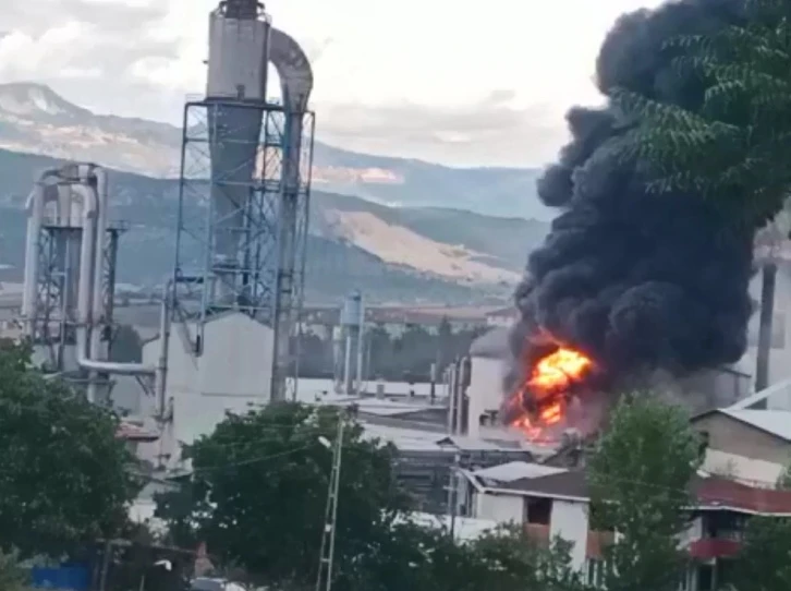 Samsun’da orman ürünleri fabrikasında yangın
