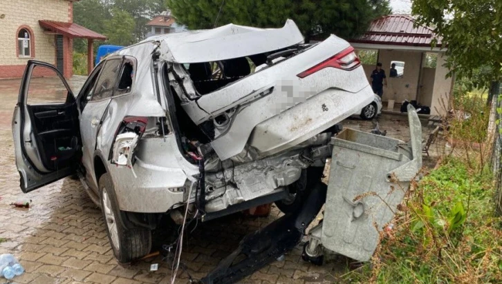 Samsun’da otomobil takla attı: 3 yaralı
