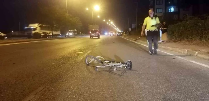 Samsun’da otomobilin çarptığı bisikletli çocuk hayatını kaybetti
