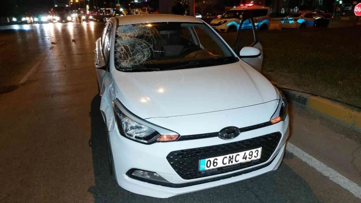 Samsun’da otomobilin çarptığı yaya ağır yaralandı
