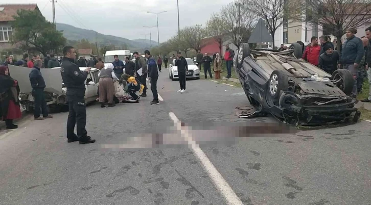 Samsun’da trafik kazası: 1 ölü, 4 yaralı
