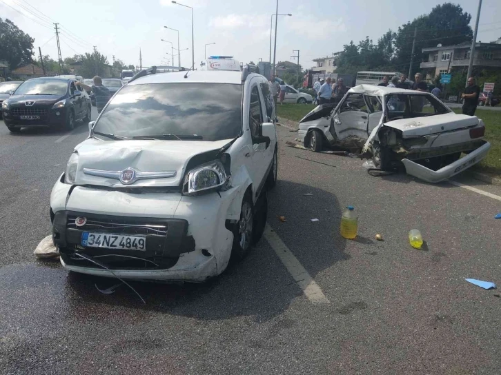 Samsun’da trafik kazası: 2 yaralı
