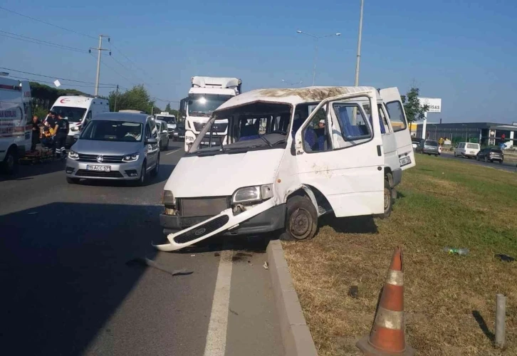 Samsun’da trafik kazası: 5 yaralı
