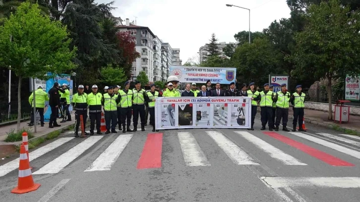 Samsun’da ’Yayalar İçin 5 Adımda Güvenli Trafik’ uygulaması
