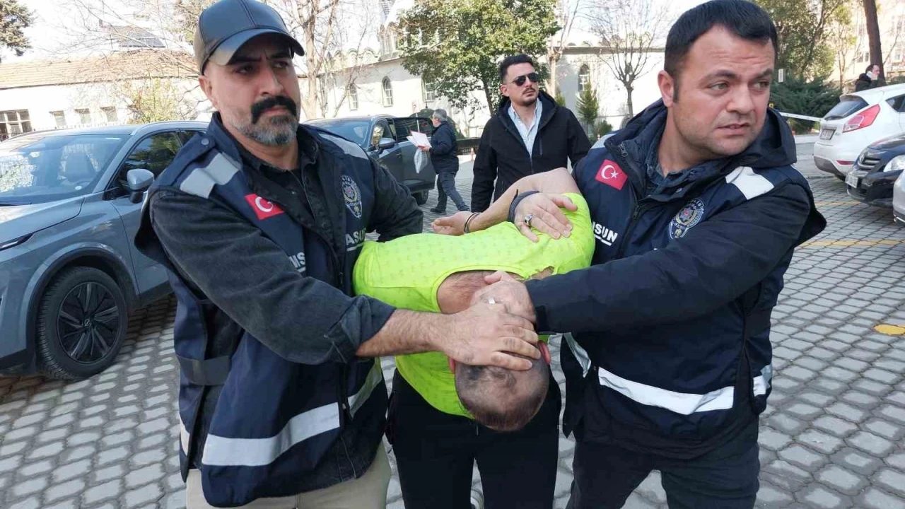 Samsun’daki vahşetin zanlısı adliyeye sevk edildi
