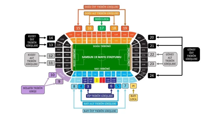 Samsunspor - Galatasaray maçı öncesi Samsun İl Emniyet Müdürlüğü’nden açıklama
