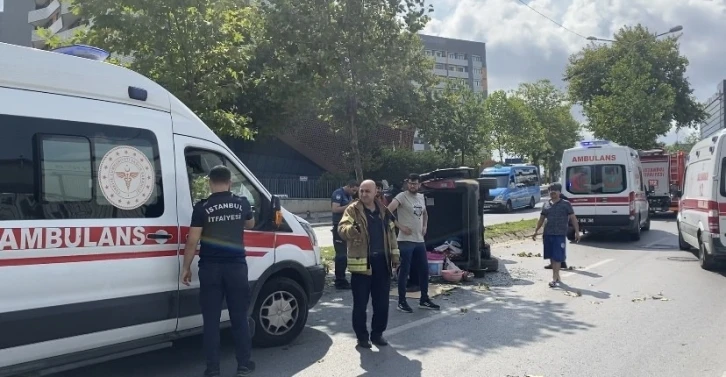 Sancaktepe’de kurban kesimi dönüşü feci kaza: 4 yaralı
