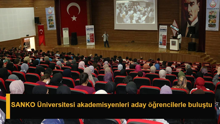 SANKO Üniversitesi akademisyenleri aday öğrencilerle buluştu