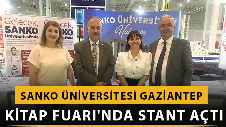 Sanko Üniversitesi Gaziantep Kitap Fuarı'nda stant açtı