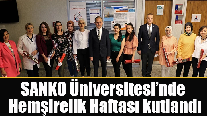 SANKO Üniversitesi’nde Hemşirelik Haftası kutlandı