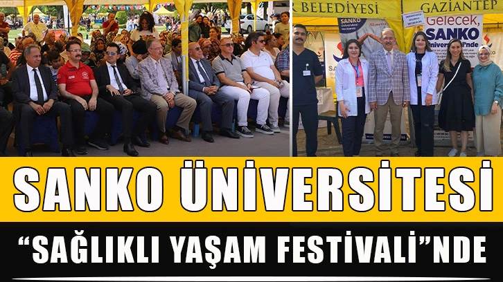 SANKO Üniversitesi “Sağlıklı Yaşam Festivali”nde