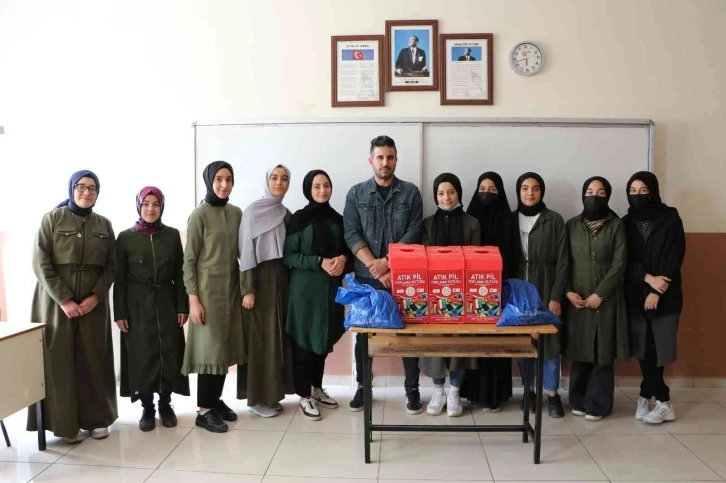 Şanlıurfa’da atık piller geri dönüşüme kazandırıyor
