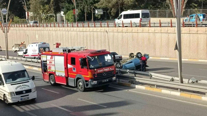 Şanlıurfa’da otomobil takla attı: 2 yaralı
