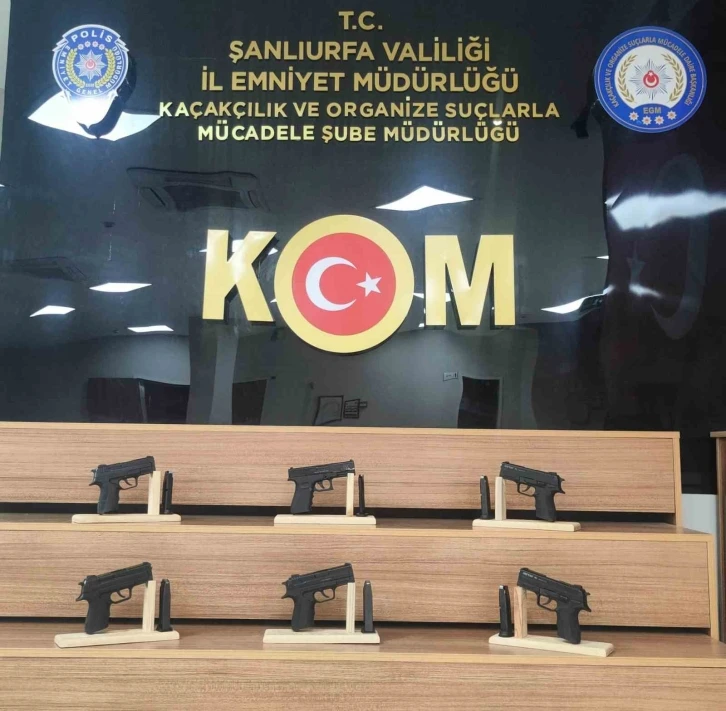 Şanlıurfa’da silah kaçakçılığı operasyonu:1 gözaltı
