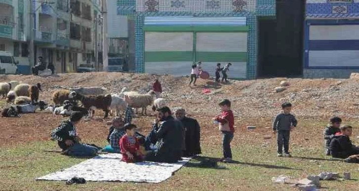 Şanlıurfa’da bahar havası yaşanıyor