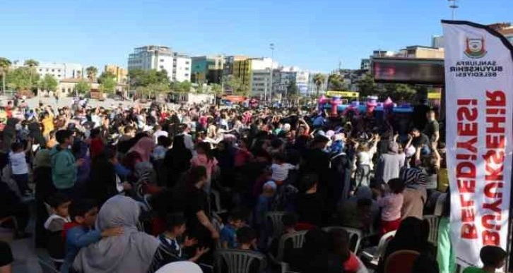 Şanlıurfa’da depremden etkilenen çocuklar gönüllerince eğlendi