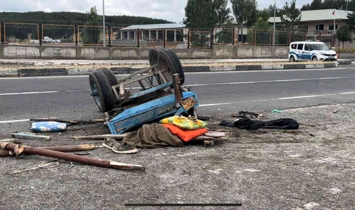 Sarıkamış’ta trafik kazası: 1 yaralı
