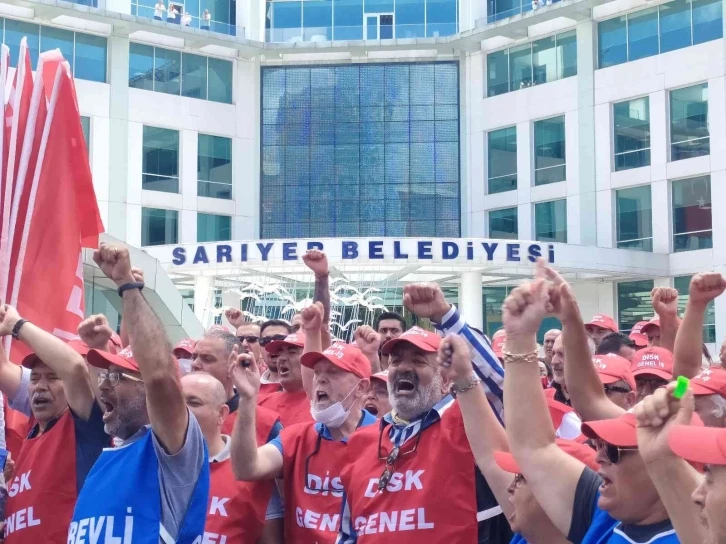 Sarıyer Belediyesi işçileri grevlerinin 16’ncı gününde
