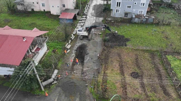 SASKİ’den Terme’de su baskınlarını önleyecek çalışma
