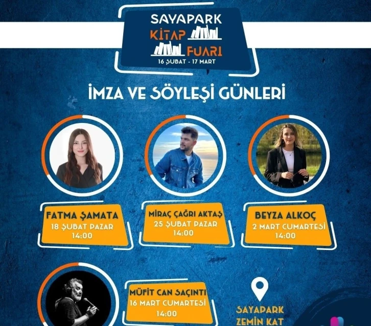 Sayapark Kitap Fuarı başlıyor
