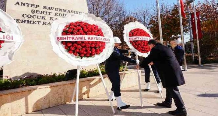 Şehit Kamil ve annesi ile Özdemir bey için tören düzenlendi