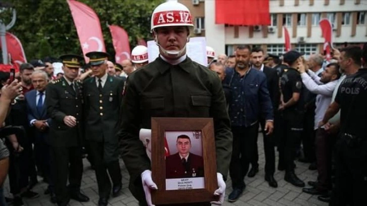 Şehit Piyade Uzman Çavuş Ümit Kesti, memleketi Ordu'da son yolculuğuna uğurlandı