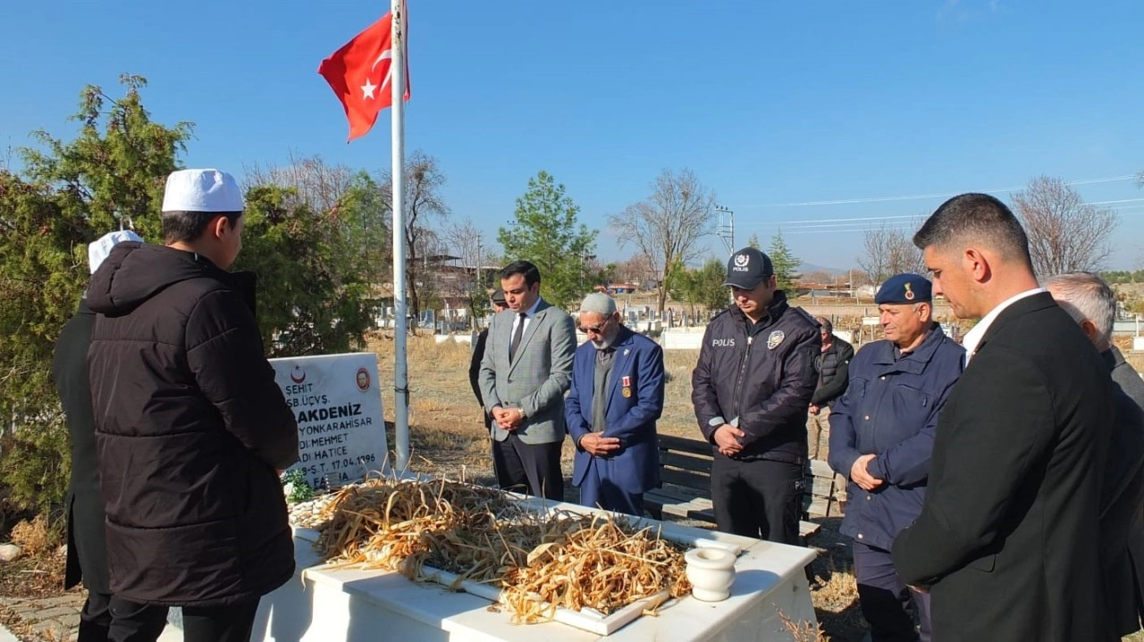 Şehit Serttaş, şahadetinin yıl dönümünde dualarla yad edildi