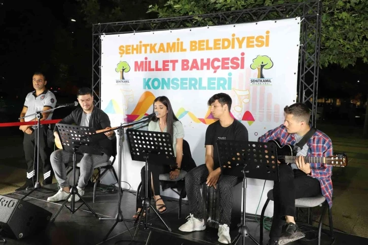 Şehitkamil’deki yaz konserleri büyük ilgi gördü
