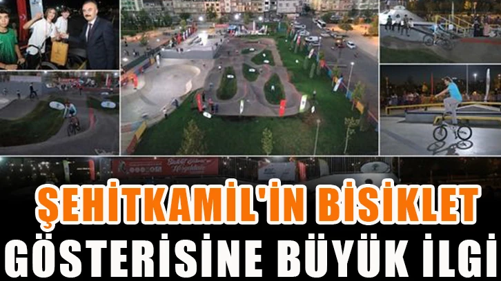 Şehitkamil'in Bisiklet Gösterisine büyük ilgi