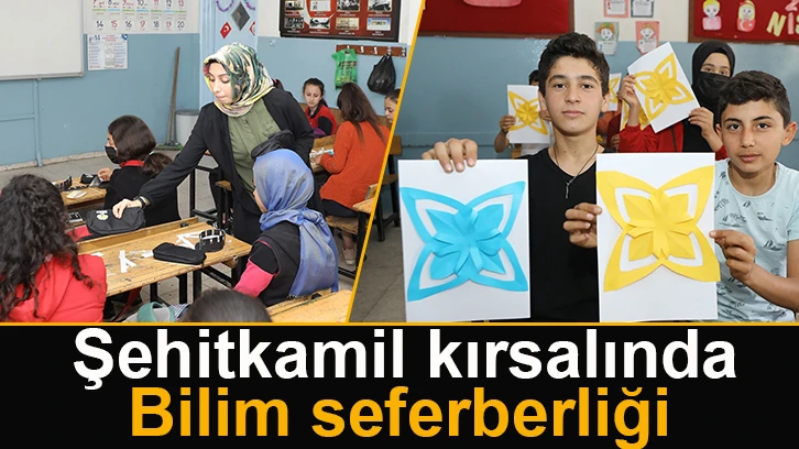 Şehitkamil kırsalında bilim seferberliği