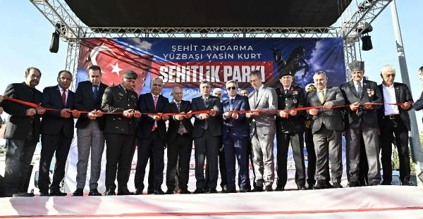 Şehitlik Parkı törenle açıldı