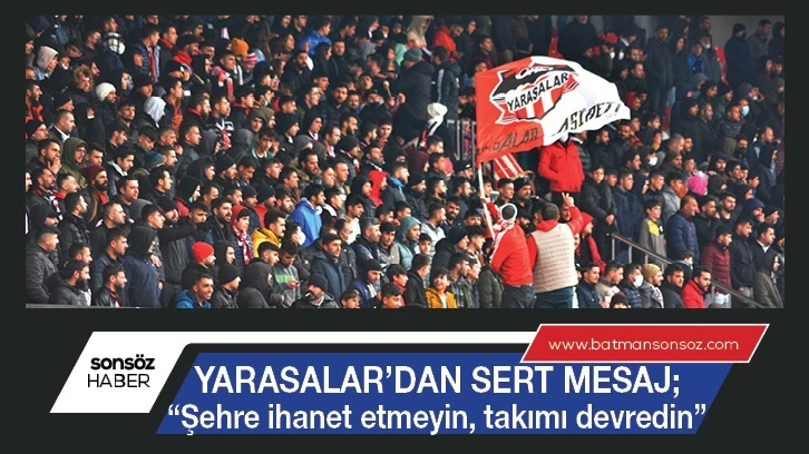 “Şehre ihanet etmeyin, takımı devredin”