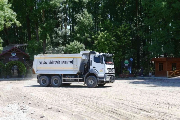 Şehrin buluşma noktası Ormanpark’a yeni otopark alanı
