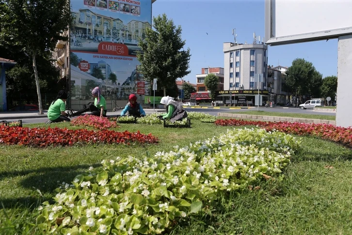 Şehrin caddeleri çiçek bahçesi gibi olacak
